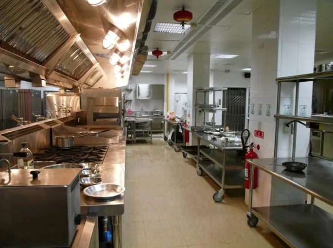 Reception hall, designed to practice front desk services, built to full professional standards.
A kitchen for learning, used for this department's or other departments' culinary practical courses.